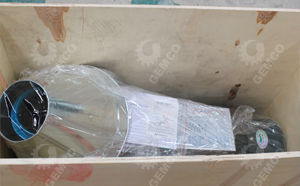 黑龙江客户秸秆饲料颗粒机包装发货